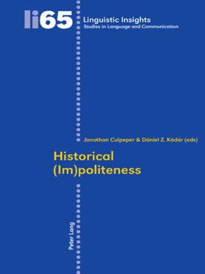 cover image of Historical (Im)politeness